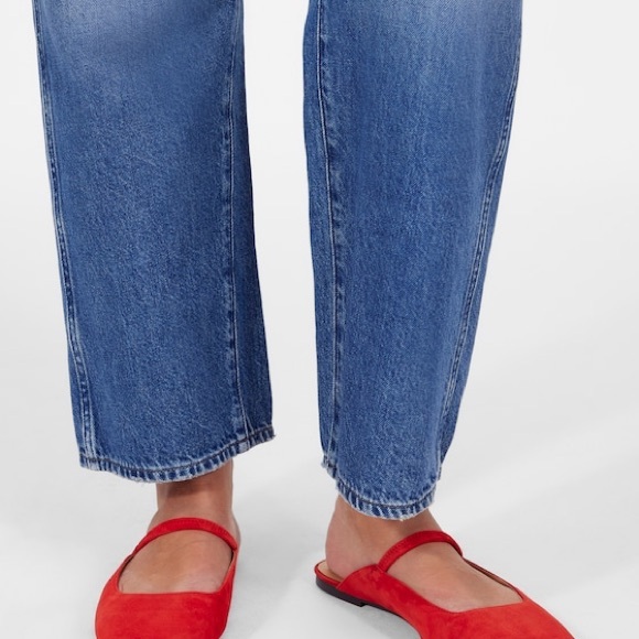 Madewell The Greta Ballet Flat Mule in Suede - Picture 4 of 4